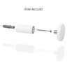 Relógio Adnet Branco Alça Caramelo Mostrador Branco Ponteiro Preto 30 cm - 2