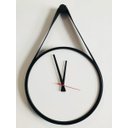 Ver imagem 1 de Relógio Adnet Preto Alça Preto Mostrador Branco Ponteiro Preto 30 cm