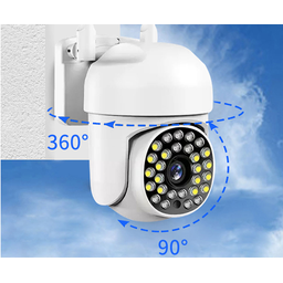 Câmera De Segurança Externa 360º Wifi 1080p Ip Ptz Alerta Audio Noturna Yousee - 4