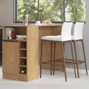 Ver imagem 1 de Bancada de Cozinha Multiuso com Adega 1 Porta 0535 Linha Essenza Móvel na Caixa