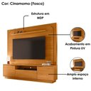 Ver imagem 4 de Painel Home Theater Nilo para Tv 75 Pol 2 Portas 200 Cm Cinamomo Madetec