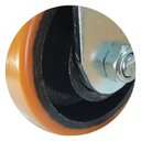 Ver imagem 2 de Rodizio Industrial Carga Pesada 4x2 Pol. Fixo 400 Kg