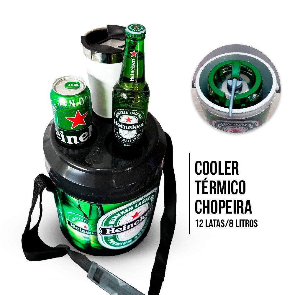 Cooler Térmico Chopeira 12 Latas/8 Litros - 4