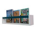 Ver imagem 1 de Prateleira Para Livros Infantis Colorida Nicho de Parede Organizador de Brinquedos 55cm:VERDE