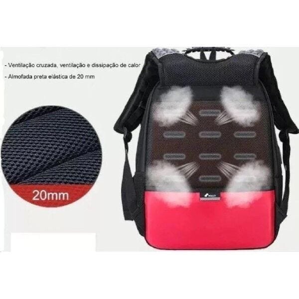 Mochila Notebook Preta Cabo de Aço USB Fone Impermeável - Verde escuro - 8