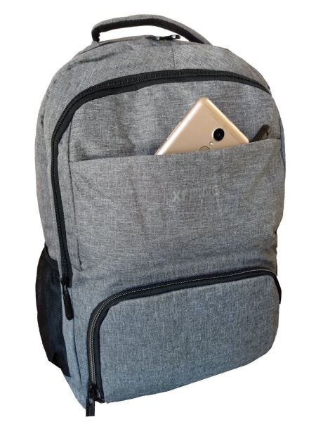 Mochila Masculina Feminina Notebook 15.6 Saída USB Com Carregador - Cinza escuro - 2