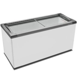 Freezer Horizontal 491L Tampa de Vidro Nf55Sb 127V Metalfrio - 1