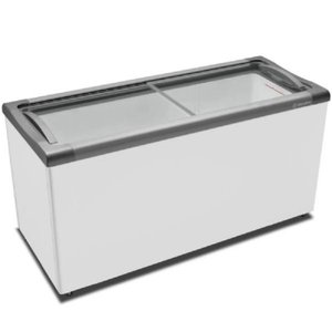 Freezer Horizontal 491L Tampa de Vidro Nf55Sb 127V Metalfrio