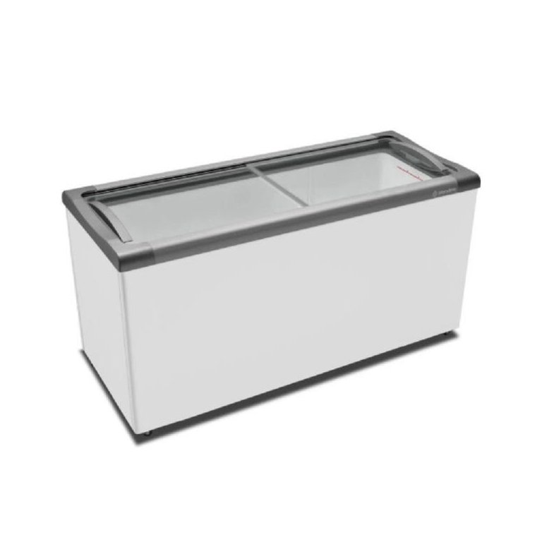 Freezer Horizontal 491L Tampa de Vidro Nf55Sb 127V Metalfrio