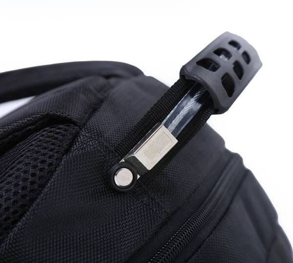 Mochila Bolsa Masculino Impermeável Usb Notebook Resistente - Preto - 6