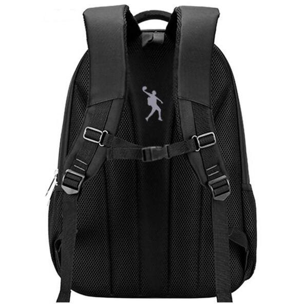 Mochila Bolsa Masculino Impermeável Usb Notebook Resistente - Preto - 5