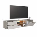 Ver imagem 4 de Rack para TV até 65 Polegadas Suspenso 180cm com LED e 2 Gavetas Mel Arenas Yescasa