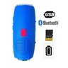 Charge Mini Caixa de Som Bluetooth Portátil USB Mp3 SD - Azul - 4