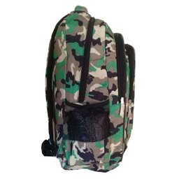 Mochila Camuflada Exercito Militar Bolsa Acolchoada Reforçada - Verde - 2