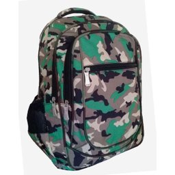 Mochila Camuflada Exercito Militar Bolsa Acolchoada Reforçada - Verde - 1