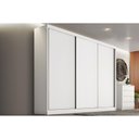 Ver imagem 1 de Guarda Roupa 3 Portas e 6 Gavetas Diamond/londres Plus Neve - Novo Horizonte