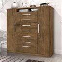 Ver imagem 1 de Cômoda 2 Portas 7 Gavetas Mega 