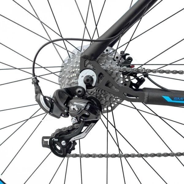 Bicicleta Aro 29 Alumínio First 24v Cambio Shimano T19 Cores Cor:Preto/Azul;Tamanho:19 - 3