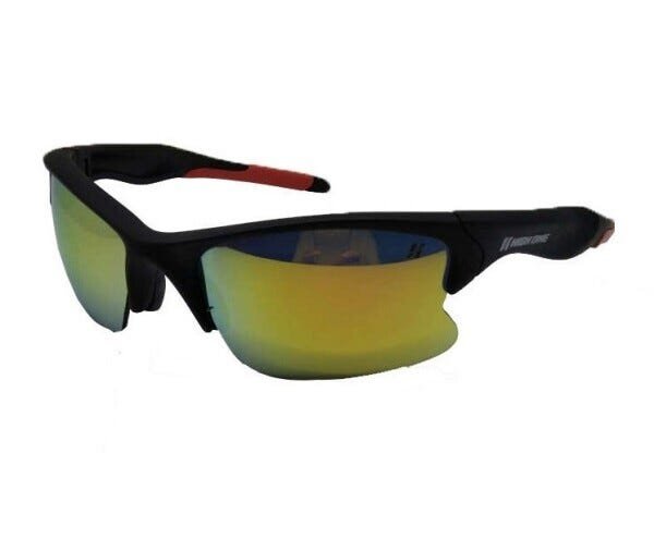 Óculos 3 Lentes Iron + Case Preto/Vermelho High One - 1