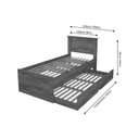 Ver imagem 3 de Bicama Solteiro Bianca II c/Auxiliar Nature - Cimol