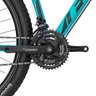 Bicicleta Aro 29 Alumínio First 24v Freio Disco T15 +Brindes Cor:Azul Turquesa;Tamanho:15 - 3