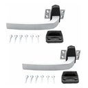 Ver imagem 1 de Fecho Para Janela De Madeira Alavanca Basculante 2 Pçs Cinzq