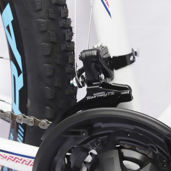 Bicicleta Aro 29 Alumínio Absolute 24v Tm15 + Componentes Cor:Branco/Rosa;Tamanho:15 - 5