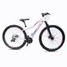 Bicicleta Aro 29 Alumínio Absolute 24v Tm15 + Componentes Cor:Branco/Rosa;Tamanho:15 - 1