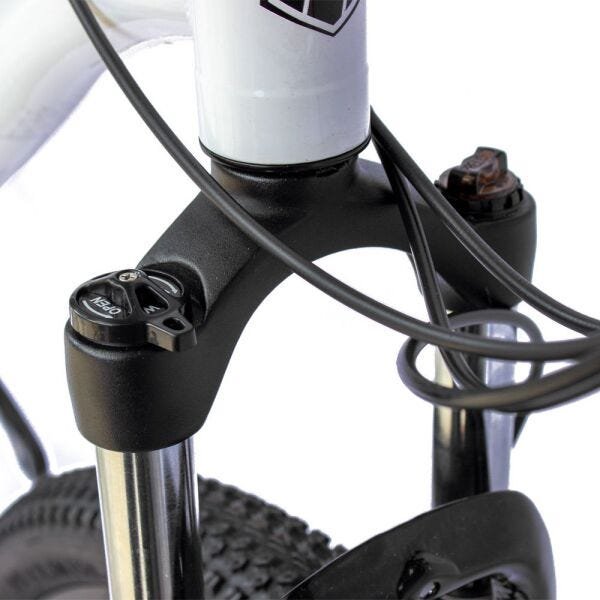 Bicicleta Aro 29 Alumínio GTA 24v Freio Hid Shimano +Brindes Tamanho:19;Cor:Branca - 8