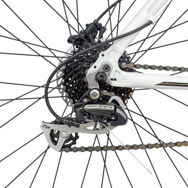 Bicicleta Aro 29 Alumínio GTA 24v Freio Hid Shimano +Brindes Tamanho:19;Cor:Branca - 4