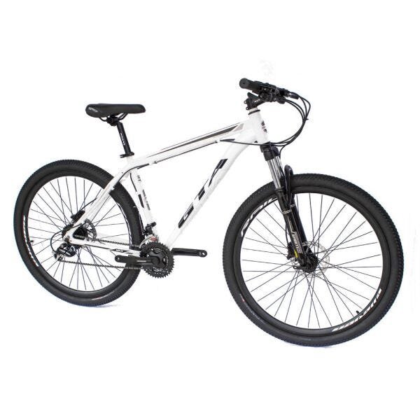 Bicicleta Aro 29 Alumínio GTA 24v Freio Hid Shimano +Brindes Tamanho:19;Cor:Branca - 3