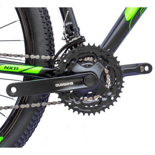 Bicicleta Aro 29 GTA 21v Kit Shimano + Brindes T19 Cor:Verde/Preto - 5