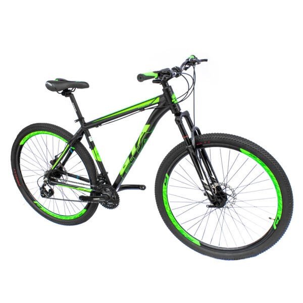 Bicicleta Aro 29 GTA 21v Kit Shimano + Brindes T19 Cor:Verde/Preto - 2