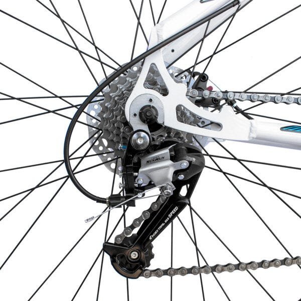 Bicicleta Aro 29 Alumínio Furian 24v Freio Disco T17 Branca:Branco - 5