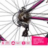 Bicicleta Aro 29 Alumínio GTA 24v Freio Disco T17 Rosa:15 - 3