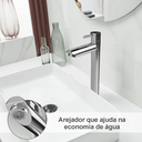 Ver imagem 7 de Torneira para Banheiro Bica Alta Fria Aço Escovado FC-142
