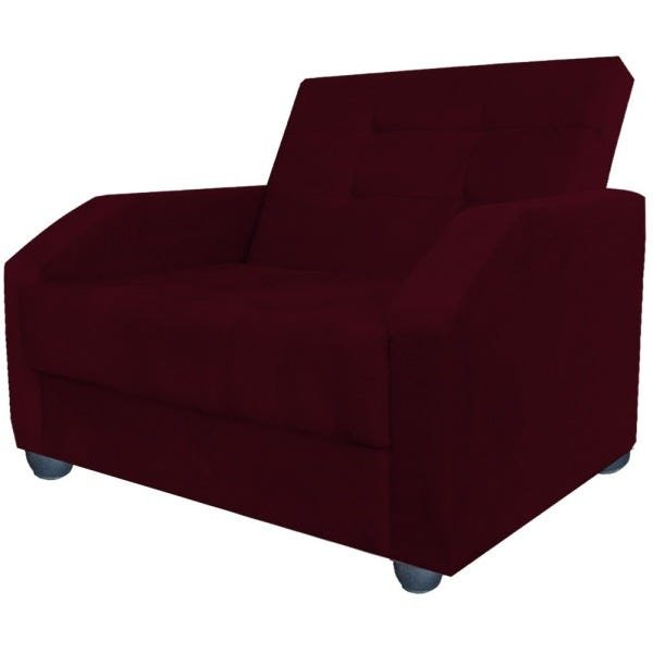 Poltrona Raquel Plus Size Bordo - 1