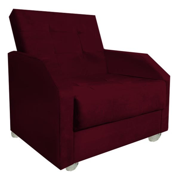 Poltrona Raquel Plus Size Bordo - 2