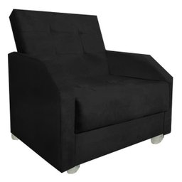 Poltrona Raquel Plus Size Preto - 1