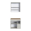 Ver imagem 5 de Conjunto Banheiro com Gabinete e Espelheira 3 Portas 1 Gaveta Suspenso 60cm Multimóveis Crart-