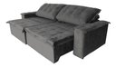Ver imagem 3 de Estofado Kievi Reclinavel - 2.70 X 1.10:cinza-escuro