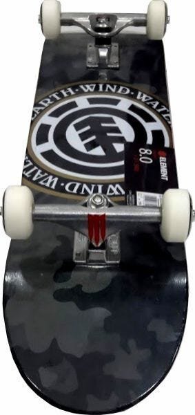 Skate Element Montado Completo Profissional Bark Camo Metallum Next Bs Camuflado - 2