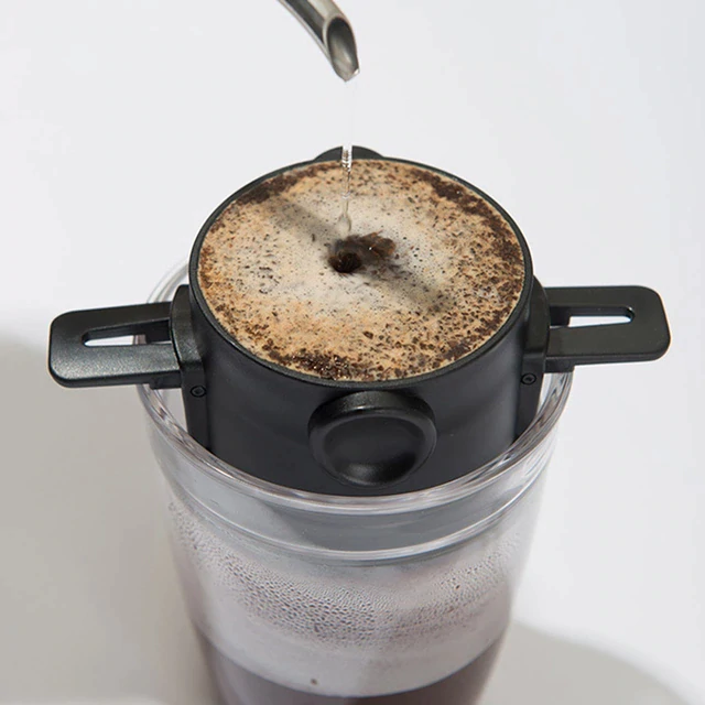 Mini Coador De Café em Aço Inox Reutilizável MonoDose drip coffee - v2 - 4