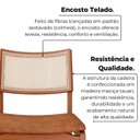 Ver imagem 7 de Sala de Jantar Mesa 135x76cm Tampo Laminado com 4 Cadeiras em Couríssimo Ceci Yescasa Marrom