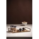 Ver imagem 2 de Bandeja Dourada com Vidro Reflecta 25x40 Cm - Linha Frame