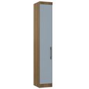Ver imagem 1 de Guarda Roupa Modulado 38cm com 1 Porta Delphi Avelã/grey L01 - Mpozenato