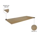 Ver imagem 5 de Tampo para Balcão de Cozinha 160cm Mdp Amêndoa - Ajl Móveis