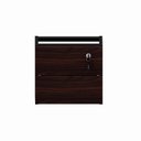Ver imagem 5 de Gaveteiro Suspenso 33cm x 40cm 2 Gavetas com Chave para Mesa Escrivaninha de Escritório Corporate Marrom/Louro Preto