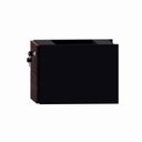Ver imagem 6 de Gaveteiro Suspenso 33cm x 40cm 2 Gavetas com Chave para Mesa Escrivaninha de Escritório Corporate Marrom/Louro Preto