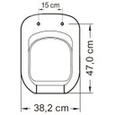 Ver imagem 4 de Assento em Polipropileno para Louças Vogue Conforto Tupan